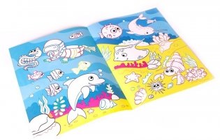 Первое подводное путешествие. Раскраска для самых маленьких фото книги 2