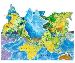 Пазл "Карта мира", 13 деталей фото книги 2