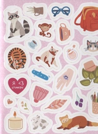 Дневничок для девочек с наклейками фото книги 5