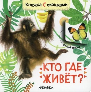 Книжки с окошками. Кто где живет? фото книги