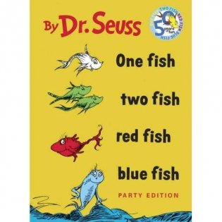 One fish two fish red fish фото книги