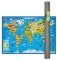 Карта мира настенная "Мой мир", 101х69 см (ламинированная в тубусе) фото книги маленькое 2