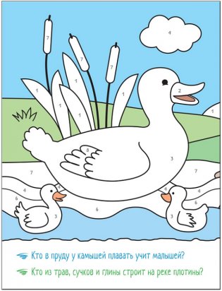 Раскрашиваем по цифрам. В реке фото книги 3