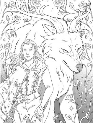 Romantasy: A Coloring Book фото книги 6