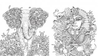 Метаморфозы. Экстремальные раскраски фото книги 7