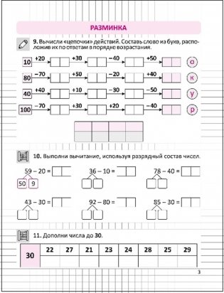Тренажёр по устному счету в пределах 100. Вычитание с переходом через десяток. 2 класс фото книги 3
