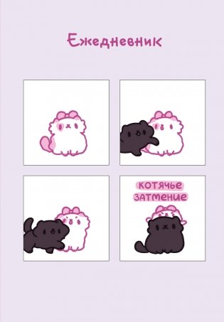 Панкейки. Котячье затмение. Ежедневник недатированный (А5, 72 л.) фото книги