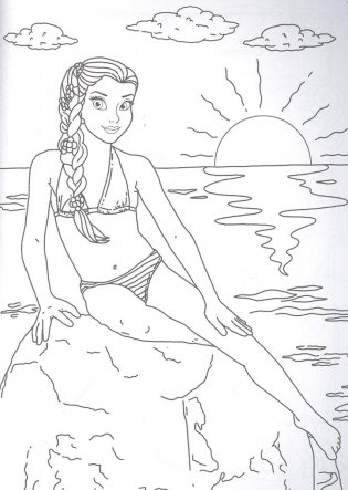 Раскраска для девочек. 100% стильная фото книги 4