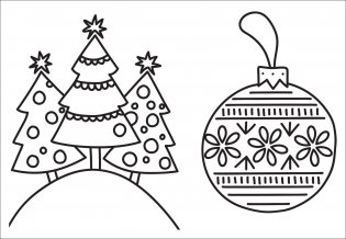 Моя первая большая раскраска. С Новым годом! фото книги 2