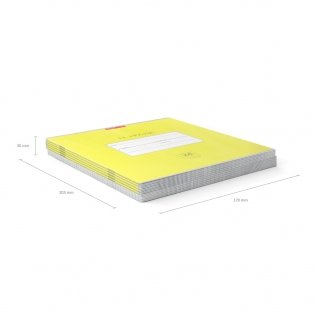 Тетрадь "Классика. Bright", А5, 24 листа, клетка, желтая фото книги 4