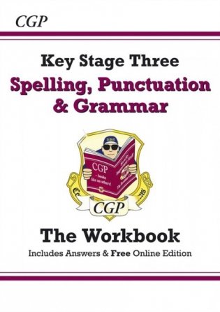 New ks3 spelling, punctuation & grammar workbook (with answers) фото книги