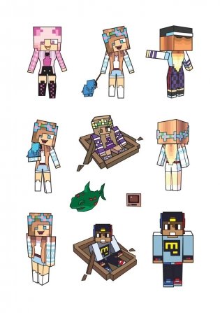 Самые популярные герои Евгена Бро. Набор наклеек фото книги