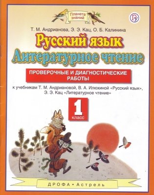 Русский язык. Литературное чтение. 1 класс. Проверочные и диагностические работы. ФГОС фото книги 2