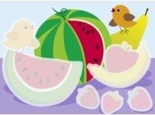 Многоразовые водные раскраски. Выпуск 9. Фрукты фото книги