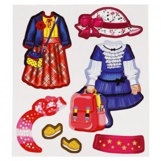 Игра-одевайка на магнитах "Одень куклу. Блондинка" фото книги 4