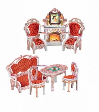 3D Puzzle. Набор мебели "Гостиная" фото книги