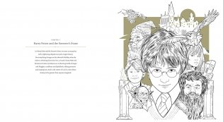 Harry Potter A Cinematic Gallery (Colouring Book) фото книги 2