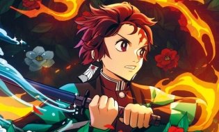 Кардхолдер охотника на демонов (по мотивам манги, в форме книжки, 215х65 мм, цветной) фото книги