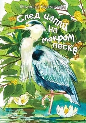 След цапли на мокром песке фото книги