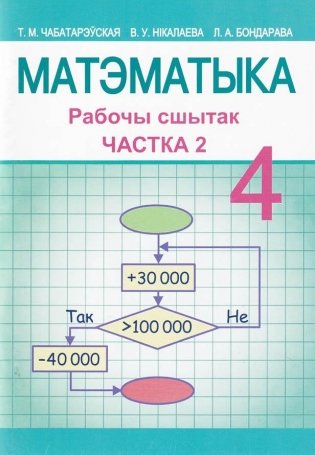 Матэматыка. 4 клас. Рабочы сшытак. Частка 2 фото книги