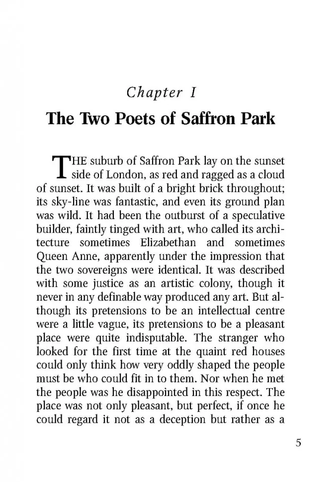 Человек, который был Четвергом. The Man Who Was Thursday. Книга на английском языке фото книги маленькое 6