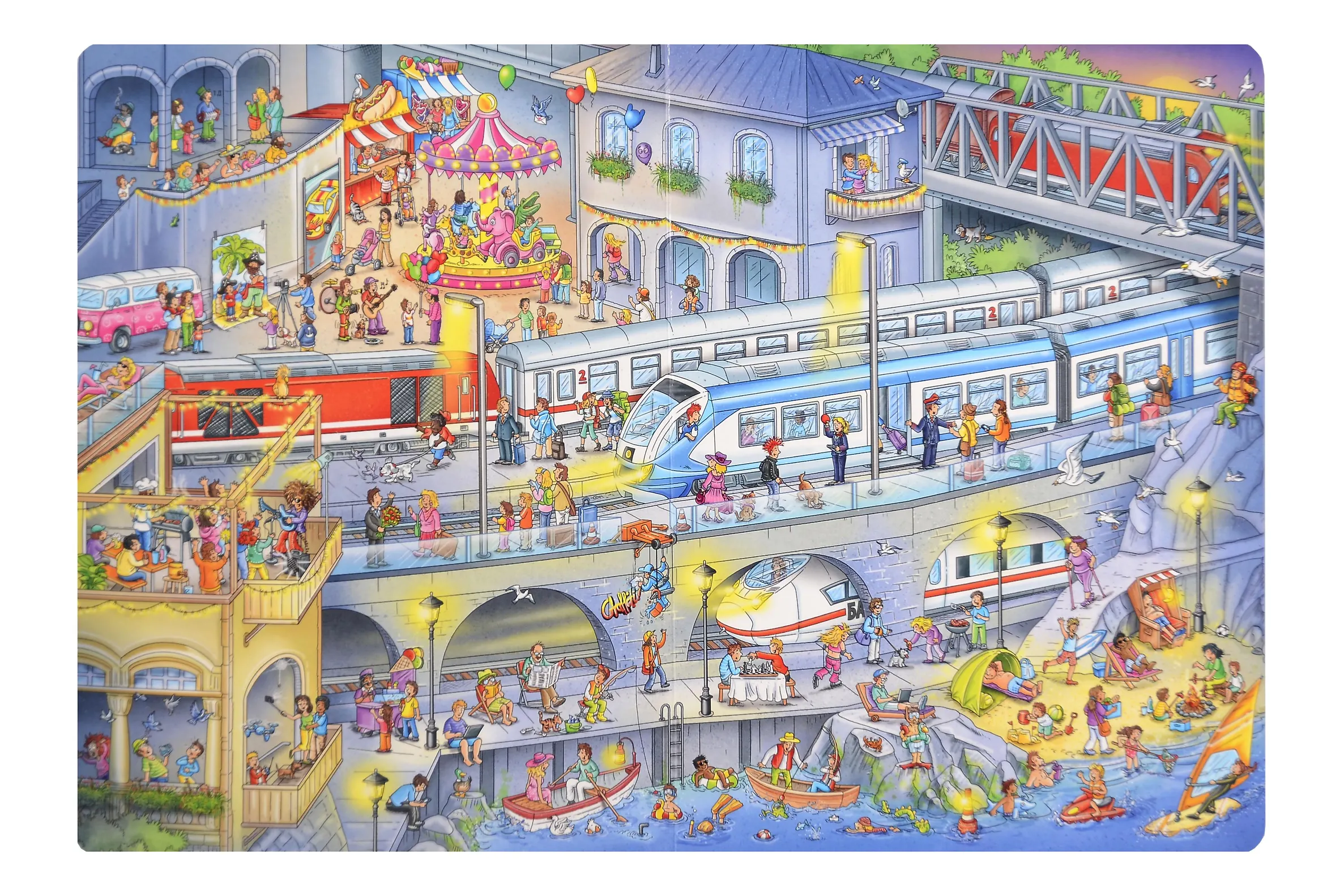 Поезда. Отправляемся в путешествие! фото книги маленькое 4