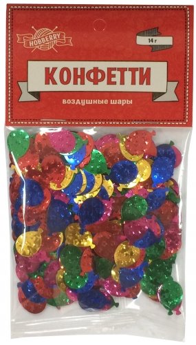 Конфетти "Воздушные шары", 14 грамм фото книги