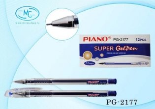 Ручка гелевая "Piano", 0,5 мм, синяя фото книги
