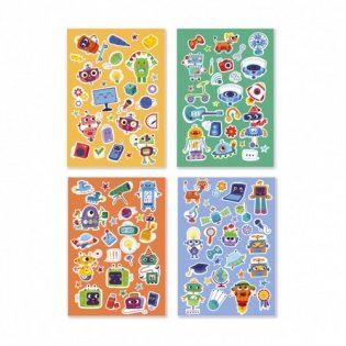 Набор наклеек "Роботы", арт. 300298 фото книги 2