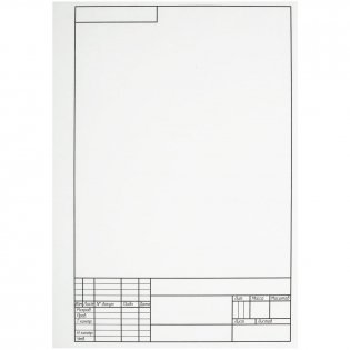 Папка для черчения А4, 10 л., BG, с вертикальной рамкой, 160 г/м2. Арт. Пч10А4в_58483 фото книги 3