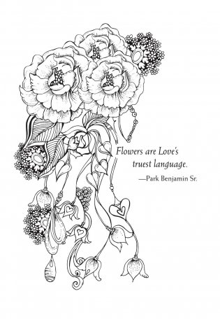 Creative Haven Love Is in the Air! Coloring Book фото книги 10