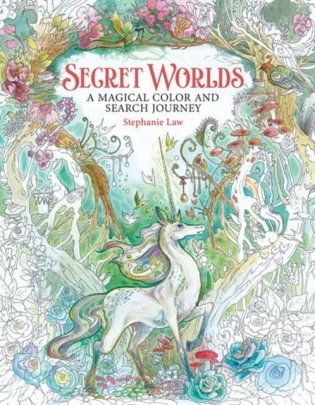 Secret Worlds: A Magical Color and Search Journey фото книги