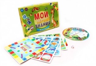 Настольная игра "Мои первые знания. Животные" фото книги