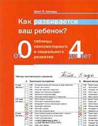 Как развивается ваш ребёнок? Таблицы сенсомоторного развития: От рождения до 4 лет фото книги