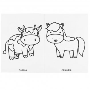 Домашние животные. Раскраска для детского сада фото книги 2