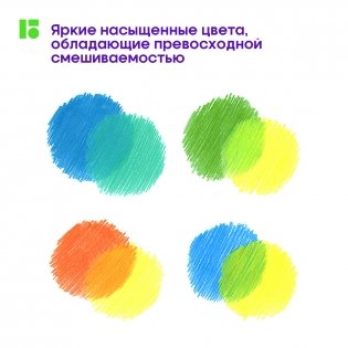 Карандаши цветные Berlingo "SuperSoft. Жил-был кот", 18 цв., трехгран., заточен., картон, европодвес. Арт. SS00518 фото книги 4