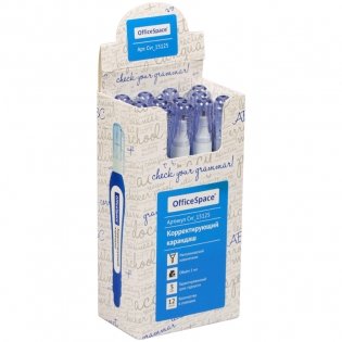 Корректирующий карандаш OfficeSpace, 5 мл, металлический наконечник. Арт. Cvr_15125 фото книги 3