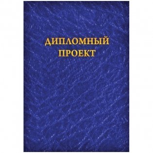 Папка для дипломной работы "Дипломный проект", А4, 100 листов, красная фото книги 3