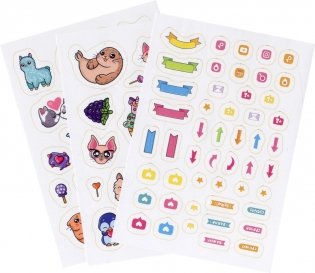 Стикерпак. 200 наклеек для творчества фото книги 2