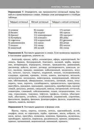 Русский язык. Практический курс подготовки к экзамену и ЦТ фото книги 11