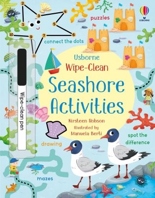 Wipe-Clean Seashore Activities фото книги
