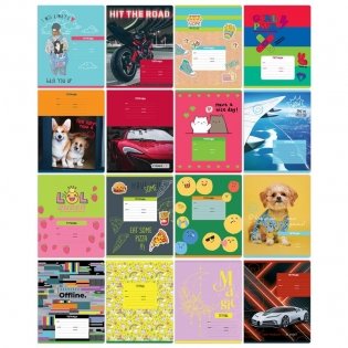 Тетрадь 12л., линия BG Super Mix-16 фото книги