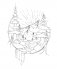 Woodland Wonderland : A Tranquil Coloring Retreat – A Calming Coloring Book of Flowers and Forest Animals for Adults фото книги маленькое 10