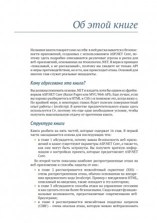 Безопасность ASP. NET CORE фото книги 11