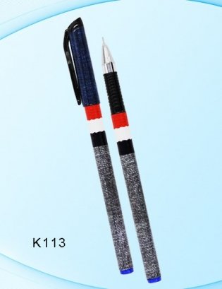 Ручка гелевая "Woven design. Джинса", 0,5 мм фото книги