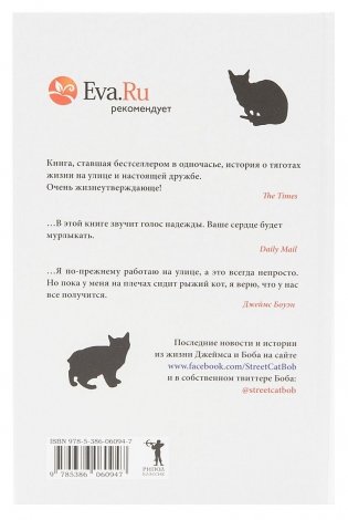 Уличный кот по имени Боб. Как человек и кот обрели надежду на улицах Лондона фото книги 4