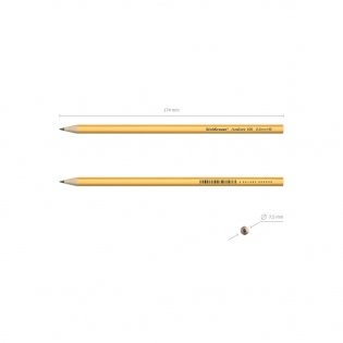 Карандаш чернографитный, шестигранный "Amber 100", HB, 4 штуки фото книги 5
