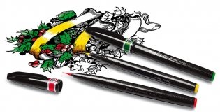 Браш пен "Brush Sign Pen Artist. Ultra Fine", оранжевый цвет фото книги 4