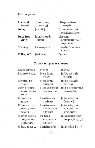Английский язык. 4-в-1: грамматика, разговорник, англо-русский словарь, русско-английский словарь фото книги 12
