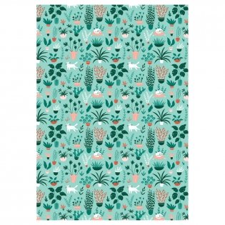 Упаковочная бумага глянц. 70х100 см, MESHU "Cozy home", 80 г/м2, ассорти, 4 дизайна. Арт. 852 фото книги 4